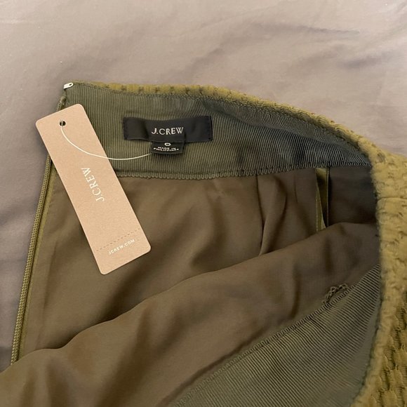 J Crew A Line Skirt in Matelassé - Picture 3 of 4